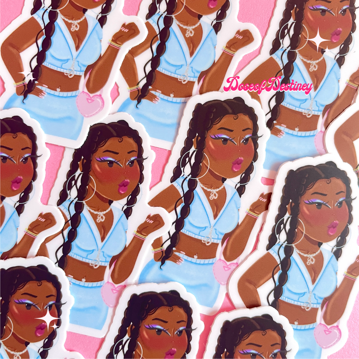 Malibu Girl Sticker