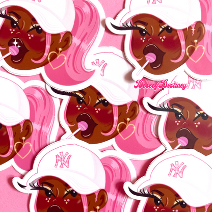 New York Girl Sticker