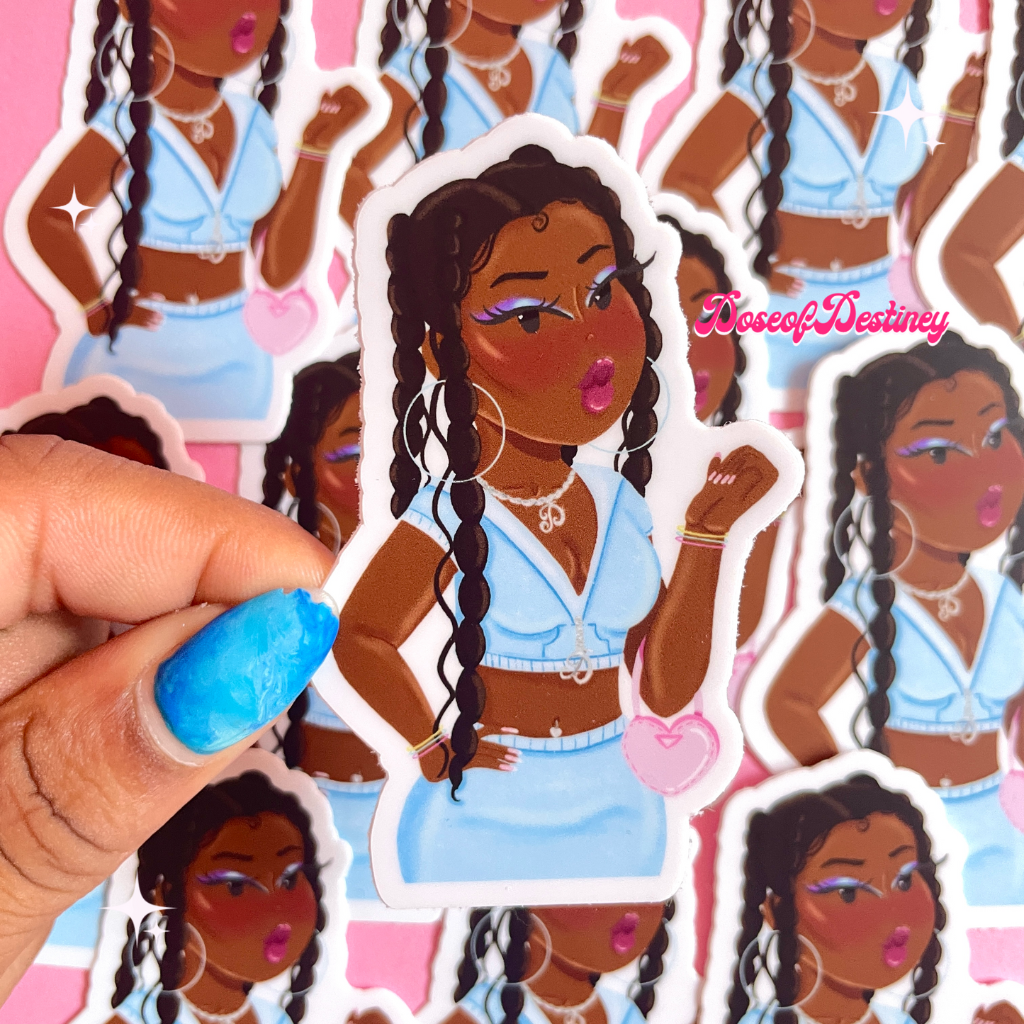 Malibu Girl Sticker