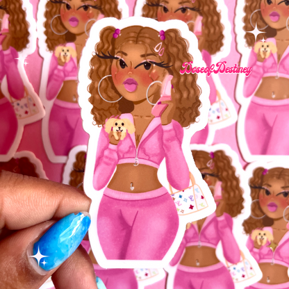 2000's Girl Sticker