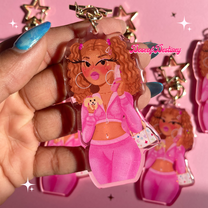2000's Girl Keychain