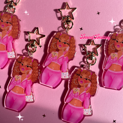 2000's Girl Keychain