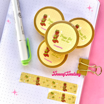 Froggy Girl Washi Tape